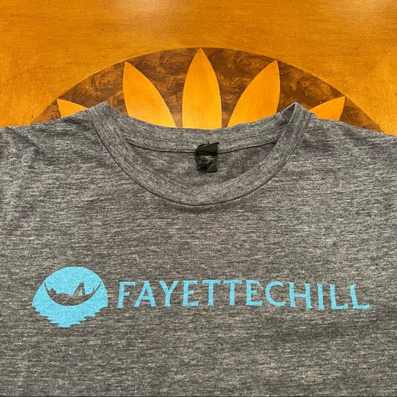 SOLD Fayetteville Fayettechill Lot of 2 Small Slim Graphic Tees Arkansas Red - Picture 4 of 13